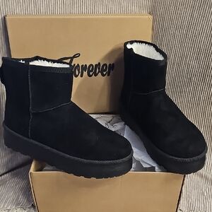 Forever -  Women's Black Ankle Boots